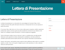 Tablet Screenshot of letteradipresentazione.net